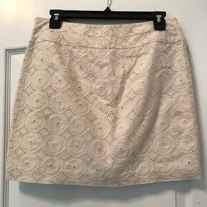 Anna Taylor Loft Eyelet skirt